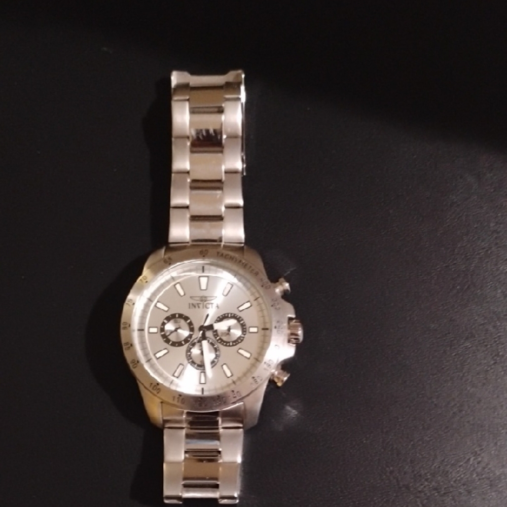 Invicta Metallic Silver Watch